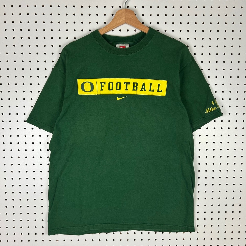 Nike Team Oregon Ducks Football T-Shirt Mens Medium Green Mike Speed 43 Graphic